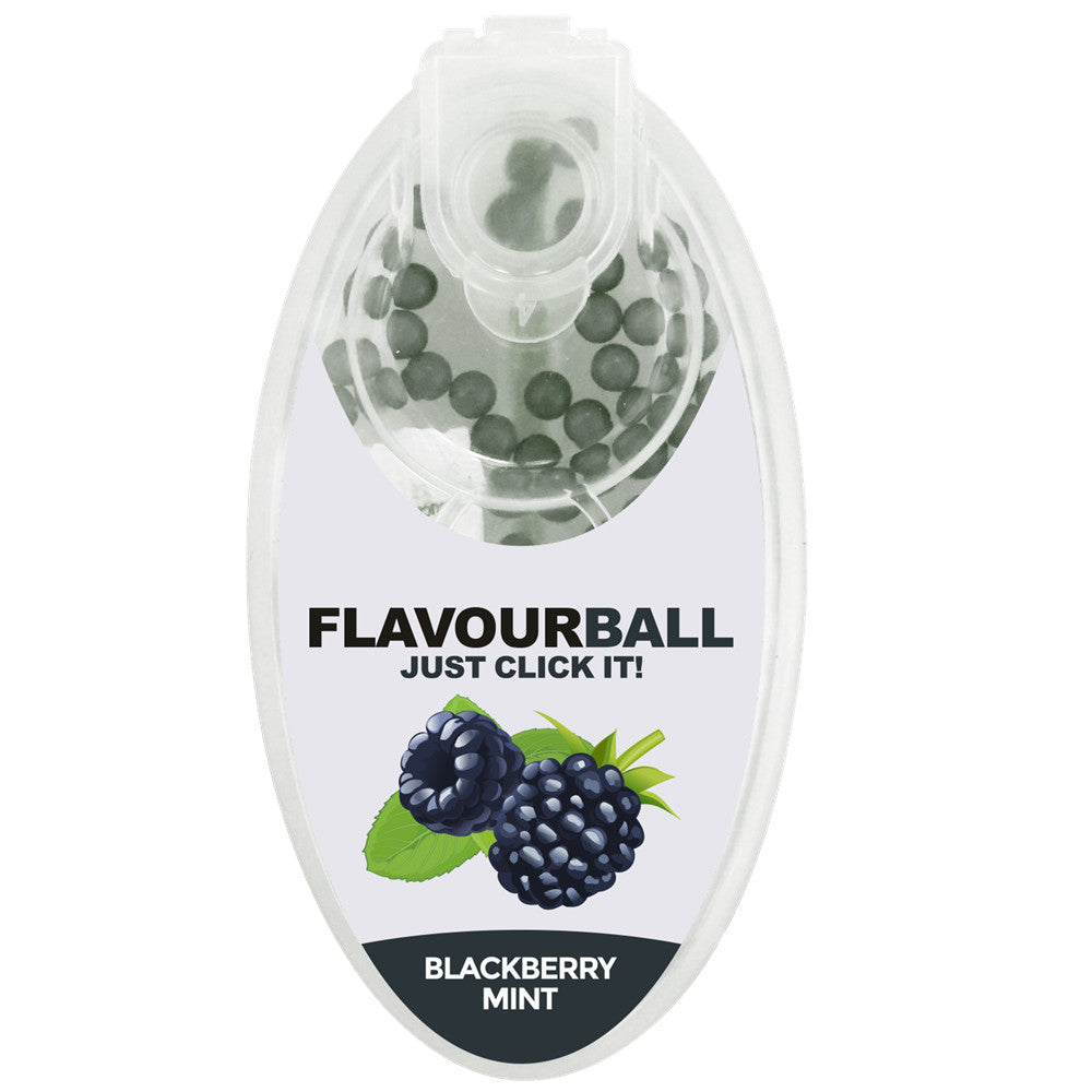 100 stk Blackberry Mint Flavour Balls i Pod - Aroma Kugler fra FLAVOUR BALLS hos The Prince Webshop