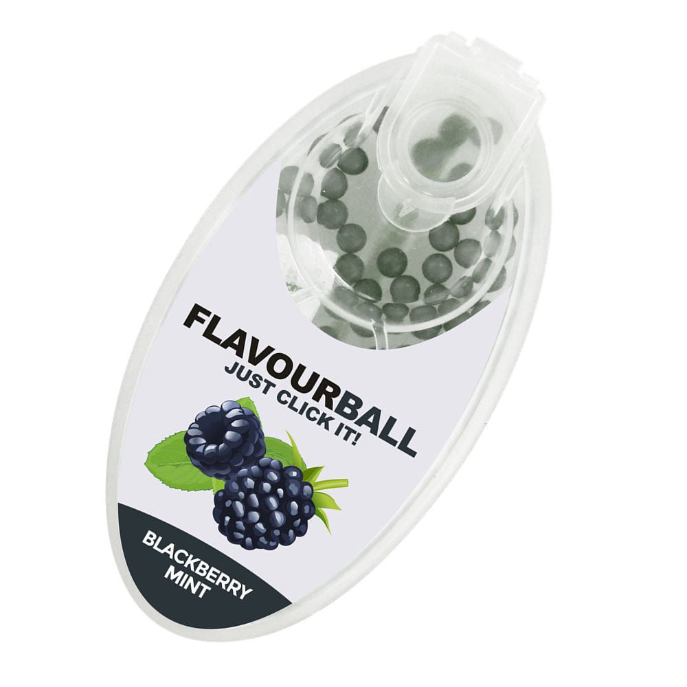 100 stk Blackberry Mint Flavour Balls i Pod - Aroma Kugler fra FLAVOUR BALLS hos The Prince Webshop