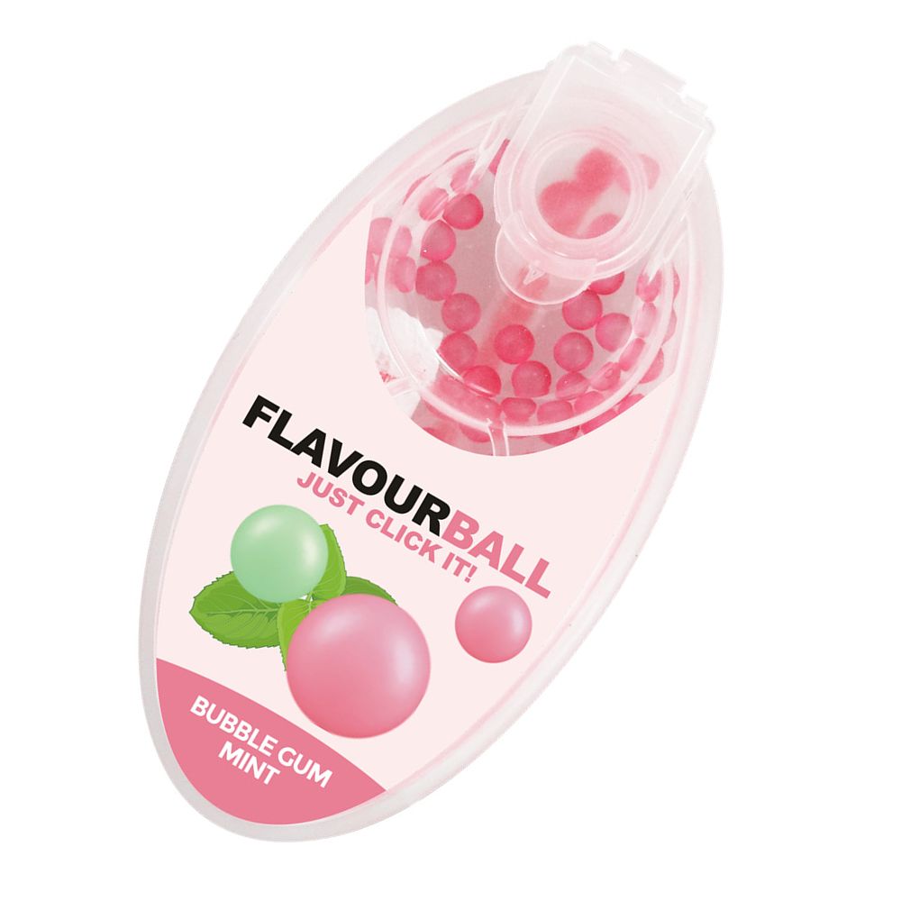 100 stk Bubblegum Mint Flavour Balls i Pod - Aroma Kugler fra FLAVOUR BALLS hos The Prince Webshop