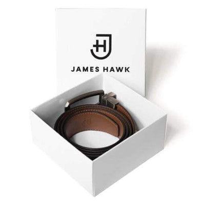 James Hawk Business Belt - Reversible Brown/Camel - Bælte fra James Hawk hos The Prince Webshop