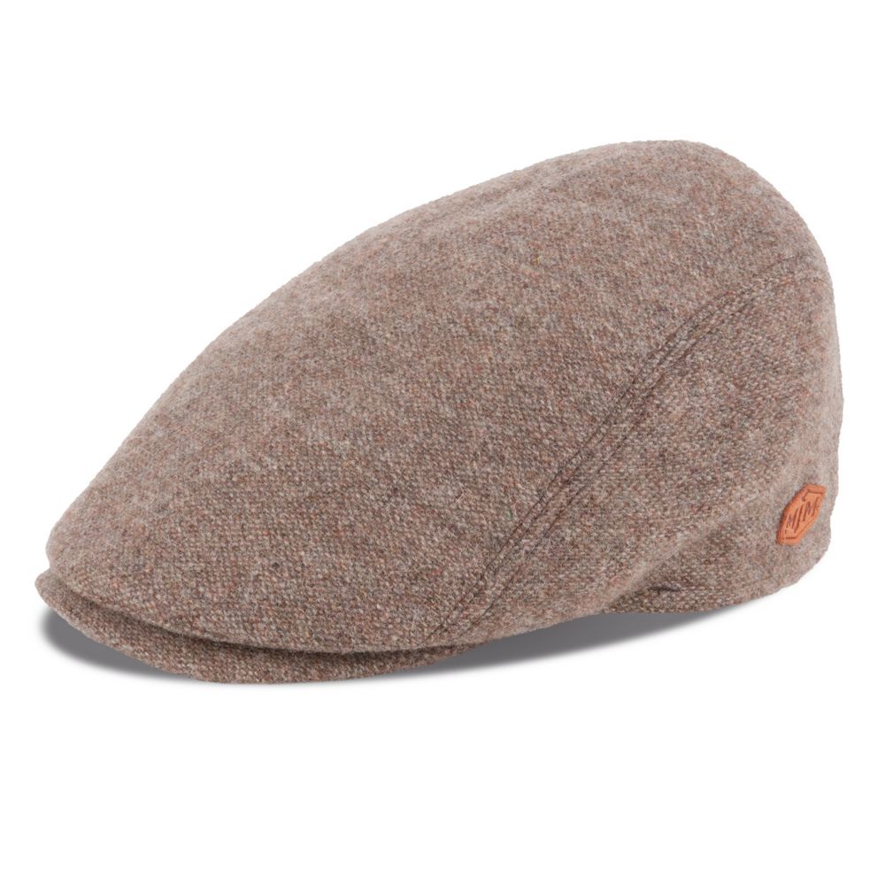 MJM BANG 88 Flat Cap Beige Uldmix Sixpence - M (56 cm) - Flat Cap fra MJM Hats hos The Prince Webshop