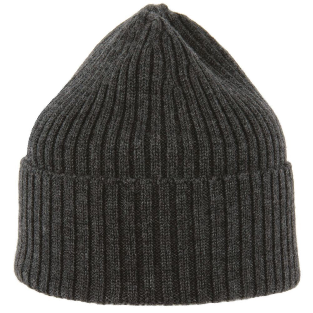 MJM Beanie i 100% Merino Uld - Anthracit Hue - Hue fra M.J. MICHAELSEN A/S hos The Prince Webshop