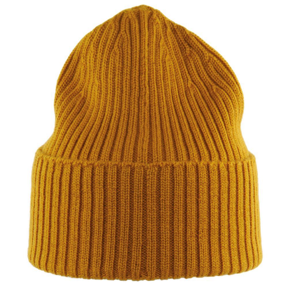 MJM Beanie i 100% Merino Uld - Curry Hue - Hue fra M.J. MICHAELSEN A/S hos The Prince Webshop