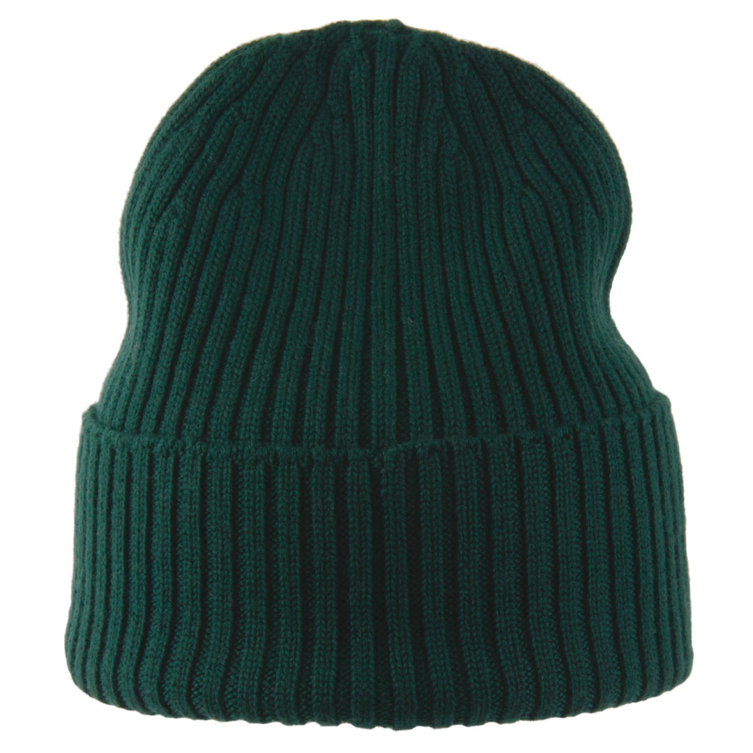 MJM Beanie i 100% Merino Uld - Flaskegrøn Hue - Hue fra M.J. MICHAELSEN A/S hos The Prince Webshop