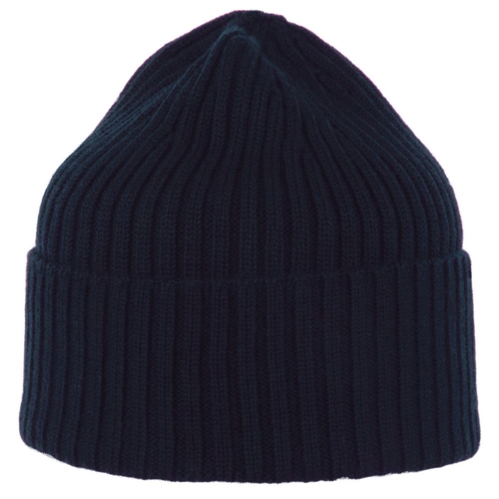 MJM Beanie i 100% Merino Uld - Navyblå Hue - Hue fra M.J. MICHAELSEN A/S hos The Prince Webshop