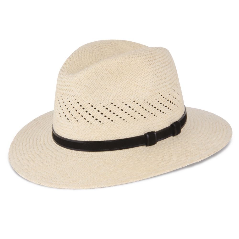 MJM Biolo Panama Hat - Stråhat Natural - Hat fra MJM Hats hos The Prince Webshop
