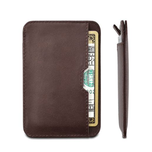 Vaultskin Chelsea Card Holder - Brun Minimalist Pung - Kortholder fra Vaultskin London hos The Prince Webshop