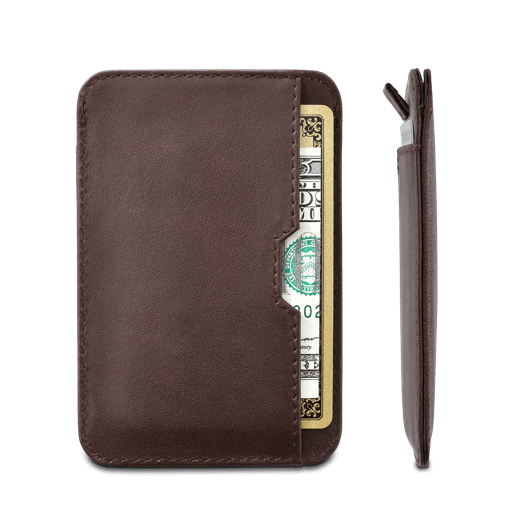 Køb Vaultskin Chelsea Card Holder - Brown Minimalist Wallet til Kr. 249.00  DKK i The Prince Webshop