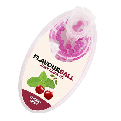 100 stk Cherry Mint Flavour Balls i Pod - Aroma Kugler fra FLAVOUR BALLS hos The Prince Webshop