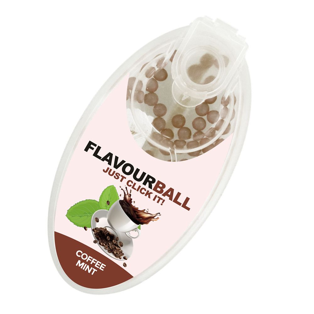 100 stk Coffee Mint Flavour Balls i Pod - Aroma Kugler fra FLAVOUR BALLS hos The Prince Webshop
