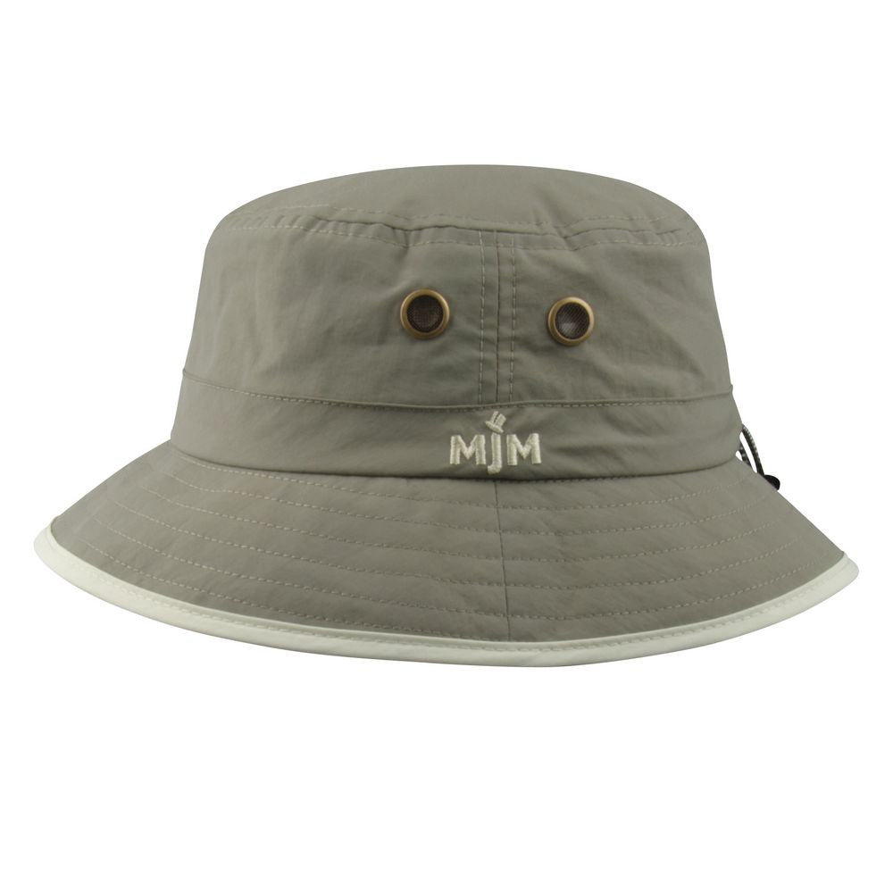 MJM Charlie Bøllehat - Taslan - Oliven - Bucket Hat fra MJM Hats hos The Prince Webshop