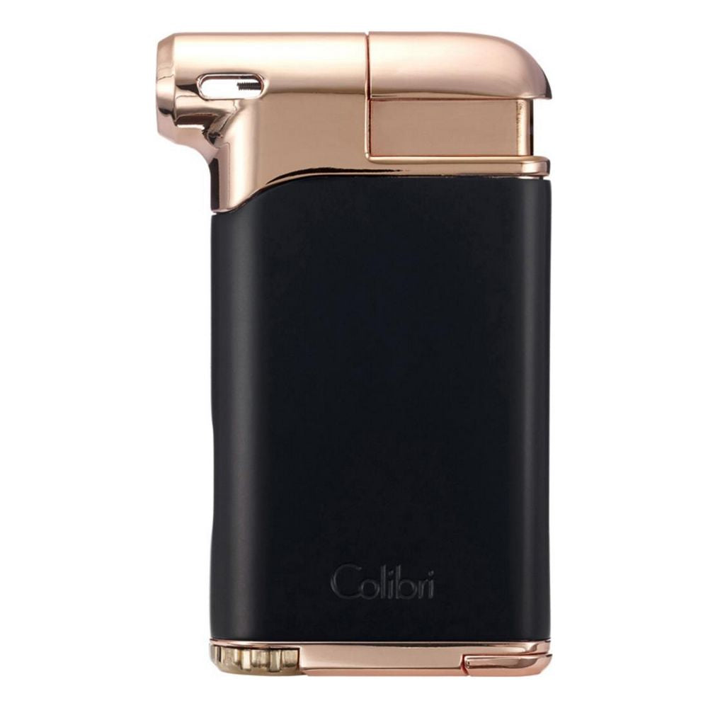 COLIBRI piezo pibe lighter "Pacific II" black/rosegold - Lighter fra Colibri hos The Prince Webshop