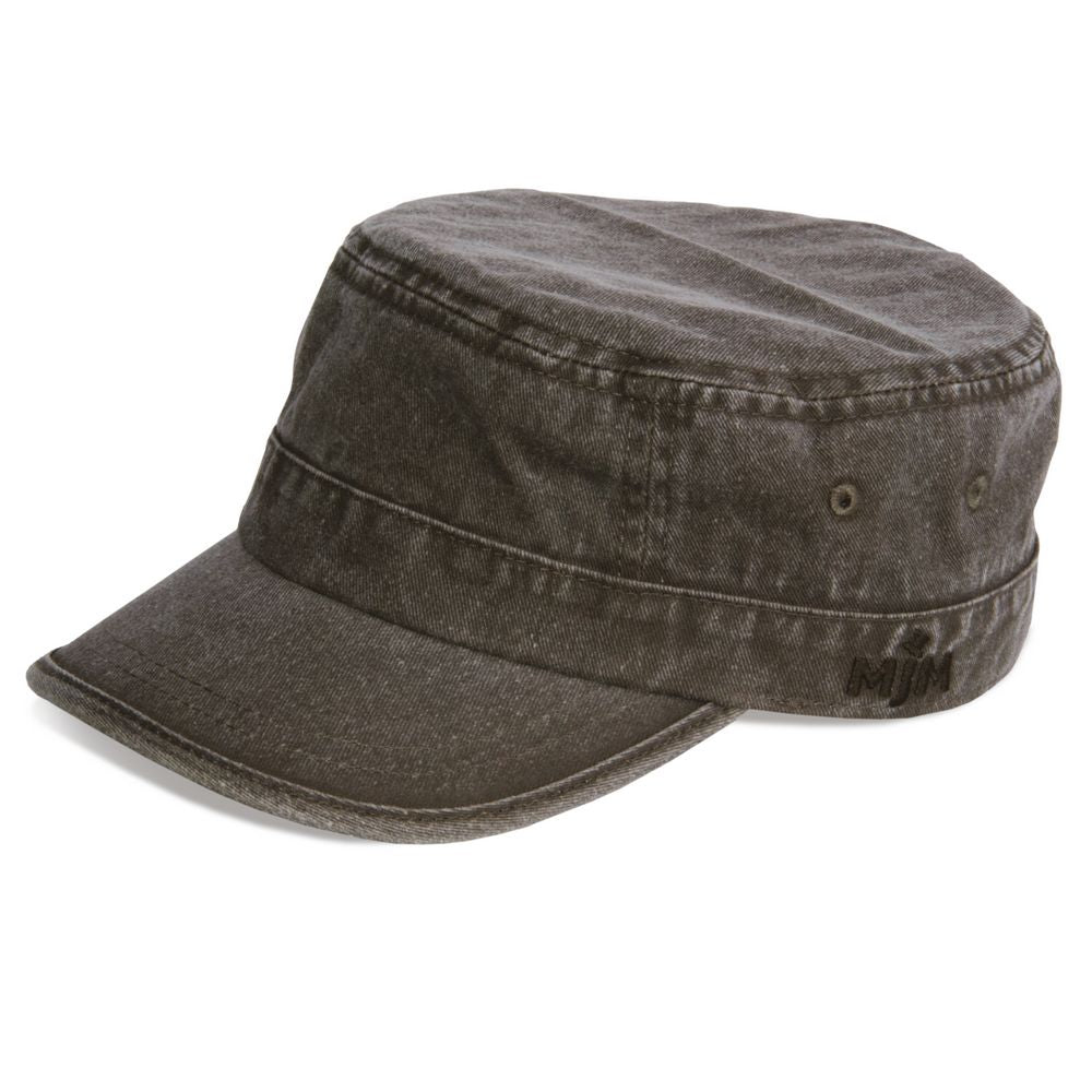 MJM CUBA Army Cap Dyed Cotton Twill - Grøn - Army Cap fra MJM Hats hos The Prince Webshop