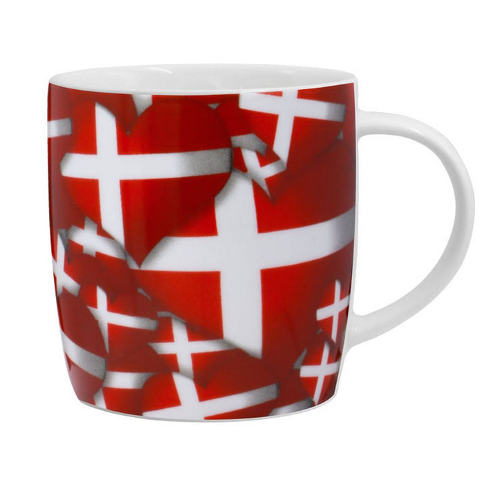 Memories of Denmark - Krus Hjerteflag - Krus fra Memories of Denmark hos The Prince Webshop