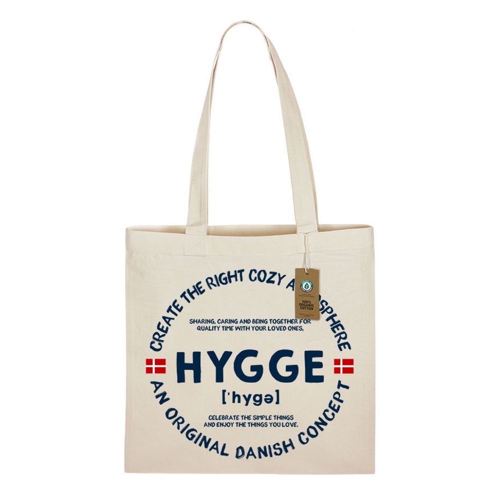 Danish HYGGE Mulepose - Natur - Tasker fra Memories of Denmark hos The Prince Webshop