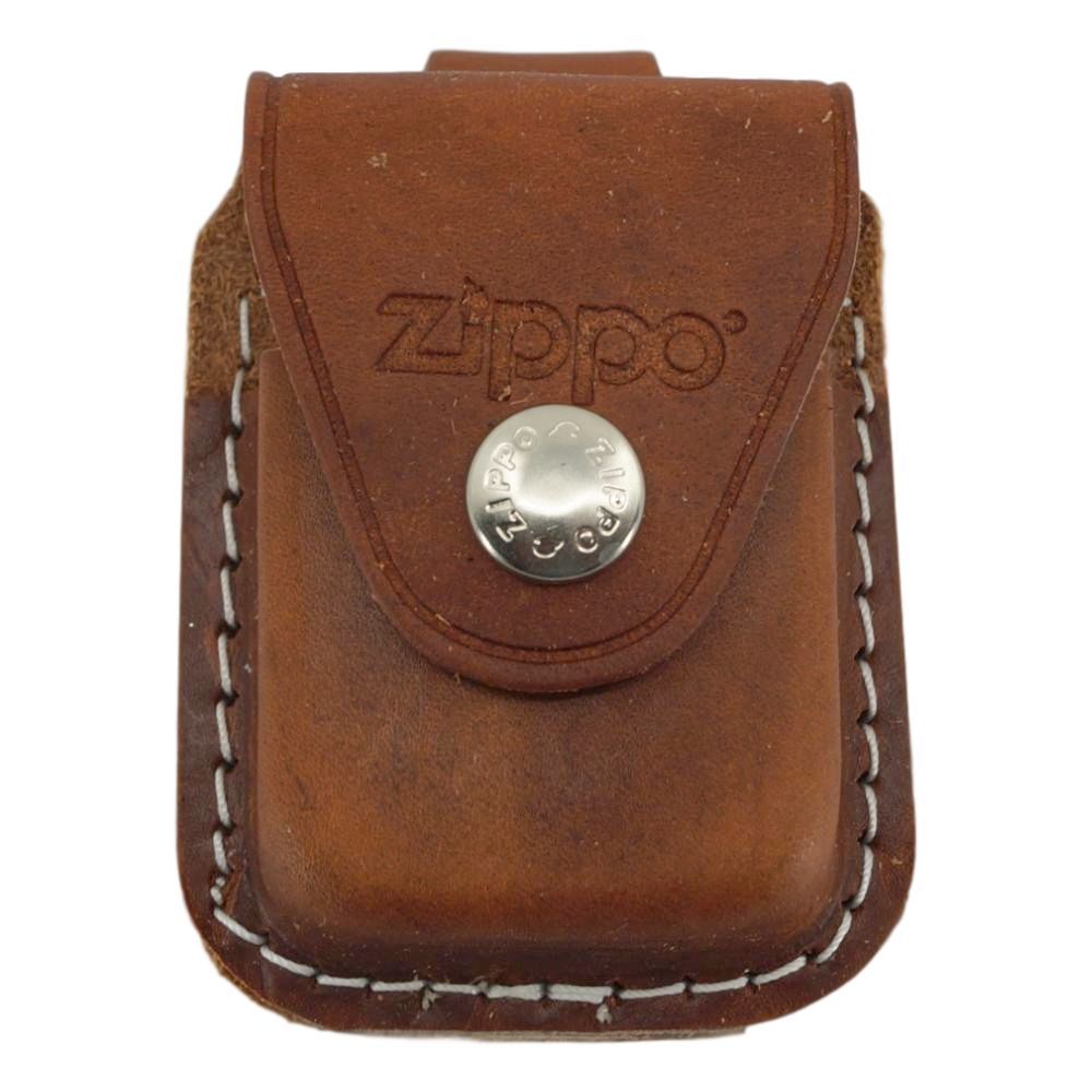 Zippo Tilbehør - Brun Bæltetaske med clips - Zippo Tilbehør fra Zippo hos The Prince Webshop