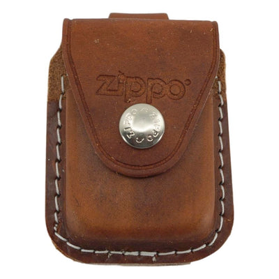 Zippo Tilbehør - Brun Bæltetaske med læderstrop - Zippo Tilbehør fra Zippo hos The Prince Webshop