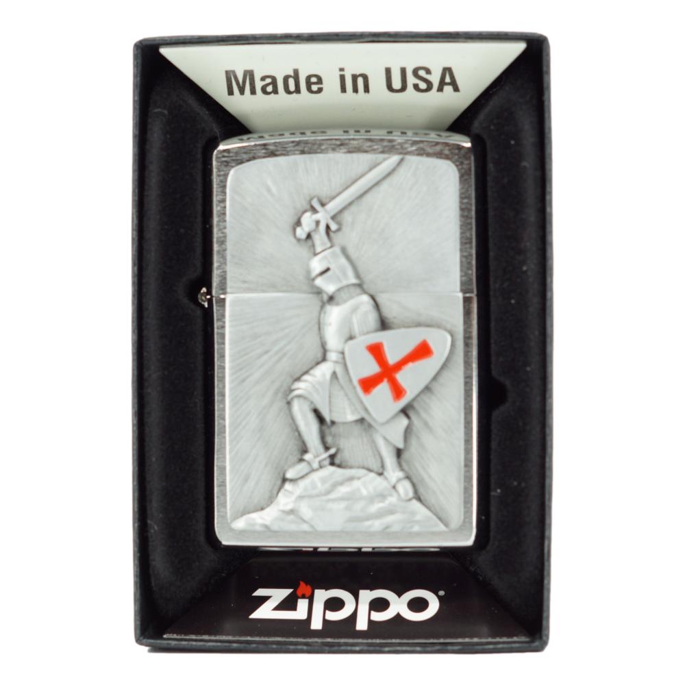 Original Zippo Lighter - Crusader Victory - Zippo Lighter fra Zippo hos The Prince Webshop
