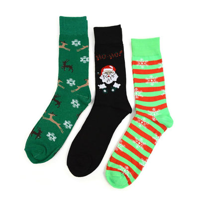 3 par Christmas Holiday Crew Socks - Jule Strømper - Herre Strømper fra Parquet hos The Prince Webshop