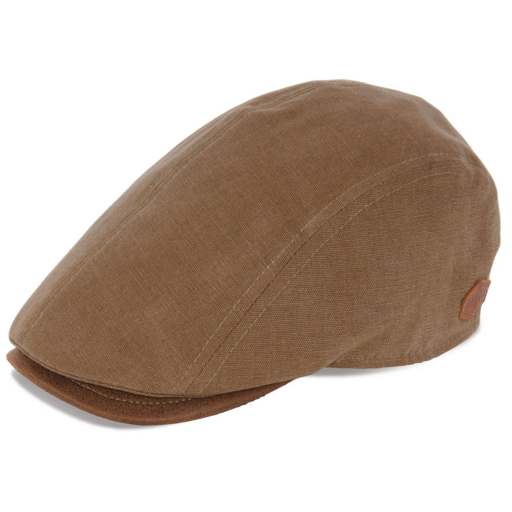 MJM Daffy 3 Sommer Flat Cap - Brun Bomuld Sixpence - Flat Cap fra MJM Hats hos The Prince Webshop