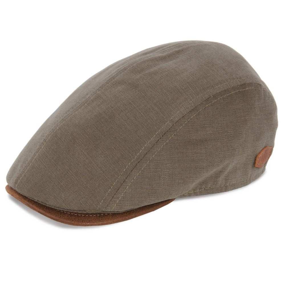 MJM Daffy 3 Sommer Flat Cap - Grøn Bomuld Sixpence - Flat Cap fra MJM Hats hos The Prince Webshop