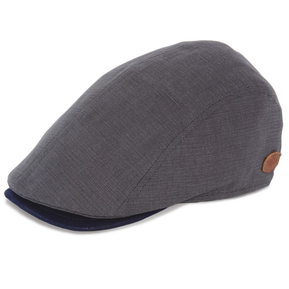 MJM Daffy 3 Sommer Flat Cap - Grå Bomuld Sixpence - Flat Cap fra MJM Hats hos The Prince Webshop