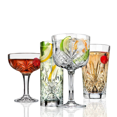 Dublin Mixology COCKTAIL sæt med 8 glas - Cocktail Glas fra Godinger USA hos The Prince Webshop