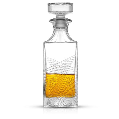 Gatsby Art Deco Whiskey Decanter - Glas Karaffel 0.75L - Whiskey Karaffel fra JoyJolt USA hos The Prince Webshop