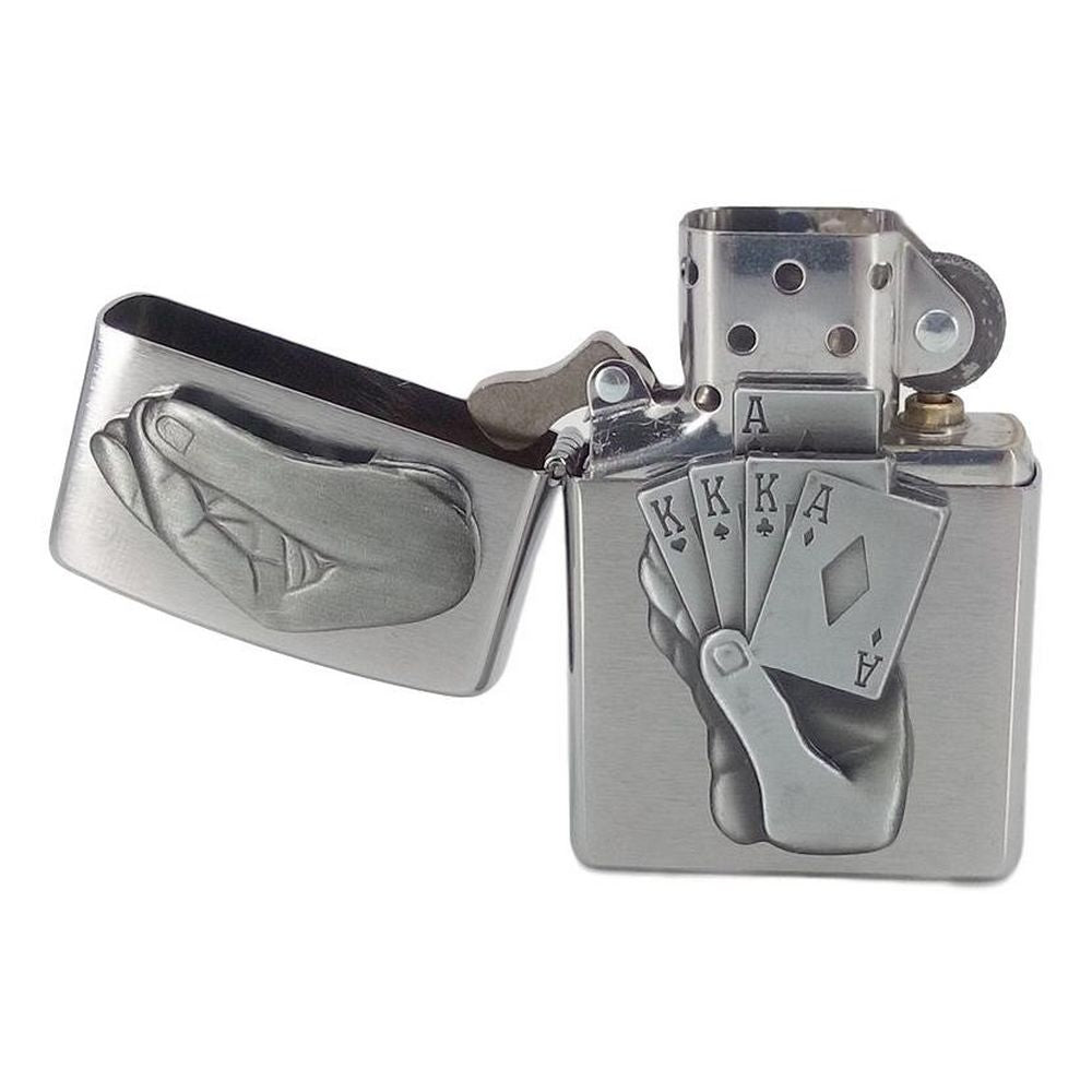 Trick Full House Poker Zippo Lighter - Zippo Lighter fra Zippo hos The Prince Webshop