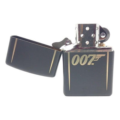 Zippo Lighter James Bond 007 - Sort Guld - Zippo Lighter fra Zippo hos The Prince Webshop