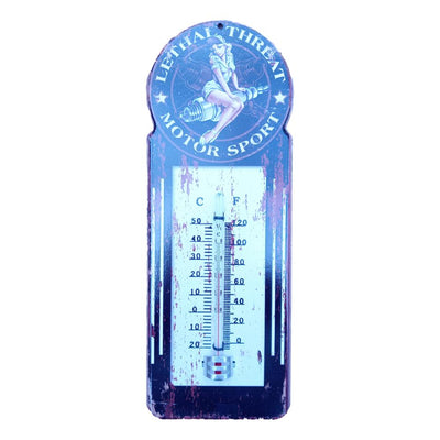 Retroworld Lethal Threat Motor Sport Pin-up Thermometer - Termometer fra Retroworld hos The Prince Webshop