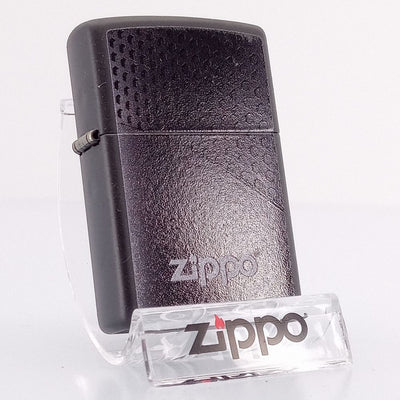 Zippo 60005297 Black Hexagon Design Lighter - Zippo Lighter fra Zippo hos The Prince Webshop