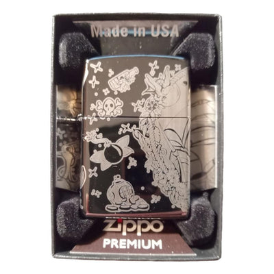 Zippo Premium Lighter - Tattoo Theme Design - Zippo Lighter fra Zippo hos The Prince Webshop
