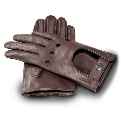 James Hawk Leather Driving Gloves - Brune - Handsker fra James Hawk hos The Prince Webshop