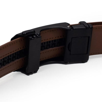 James Hawk Automatic Belt - Black - Auto Lock Bælte i 2 Størrelser - Bælte fra James Hawk hos The Prince Webshop