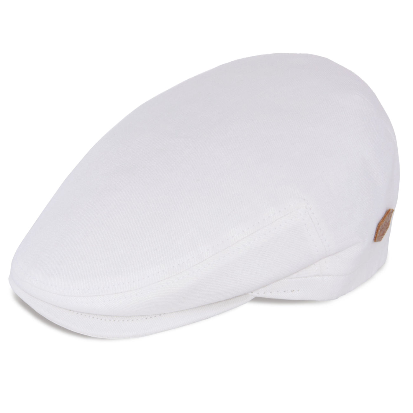 MJM Jordan Flat Cap - Økologisk Off White Hamp - Flat Cap fra MJM Hats hos The Prince Webshop