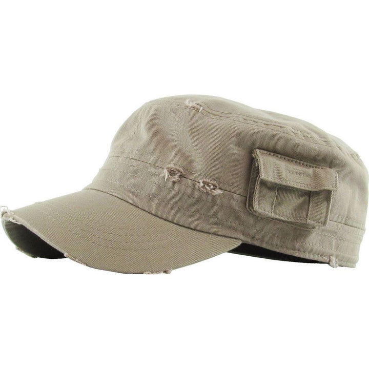 Ethos Army Cadet Cap i 100% Bomuld Distressed - 3 FARVER - Army Cap fra Ethos hos The Prince Webshop