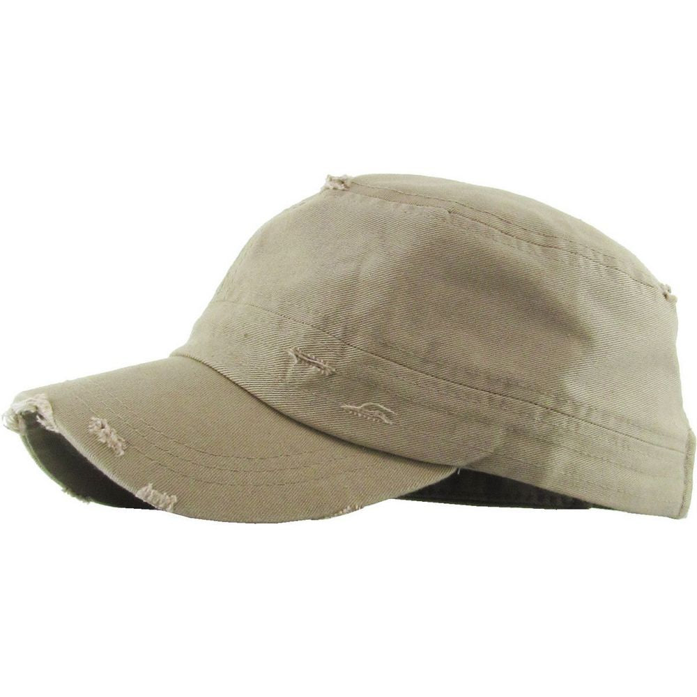 KBEthos Vintage Cadet Hat i 100% Bomuld - 9 Herre Farver - Army Cap fra Ethos hos The Prince Webshop