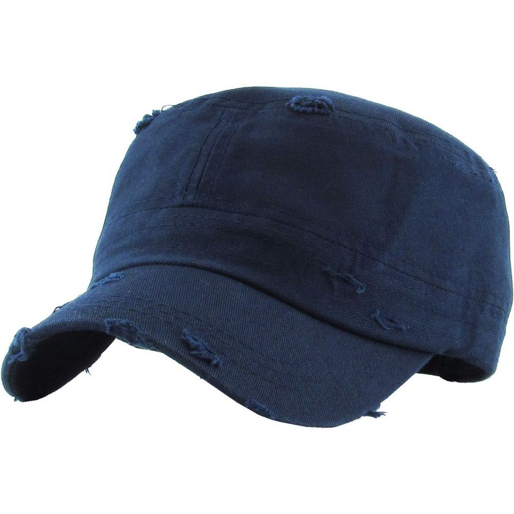 KBEthos Vintage Cadet Hat i 100% Bomuld - 9 Herre Farver - Army Cap fra Ethos hos The Prince Webshop