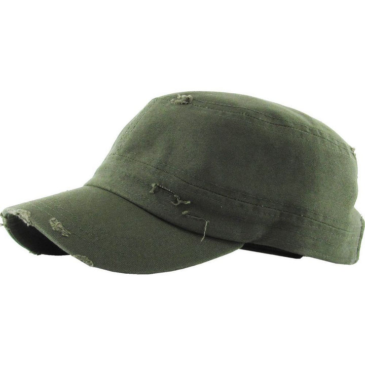 KBEthos Vintage Cadet Hat i 100% Bomuld - 9 Herre Farver - Army Cap fra Ethos hos The Prince Webshop