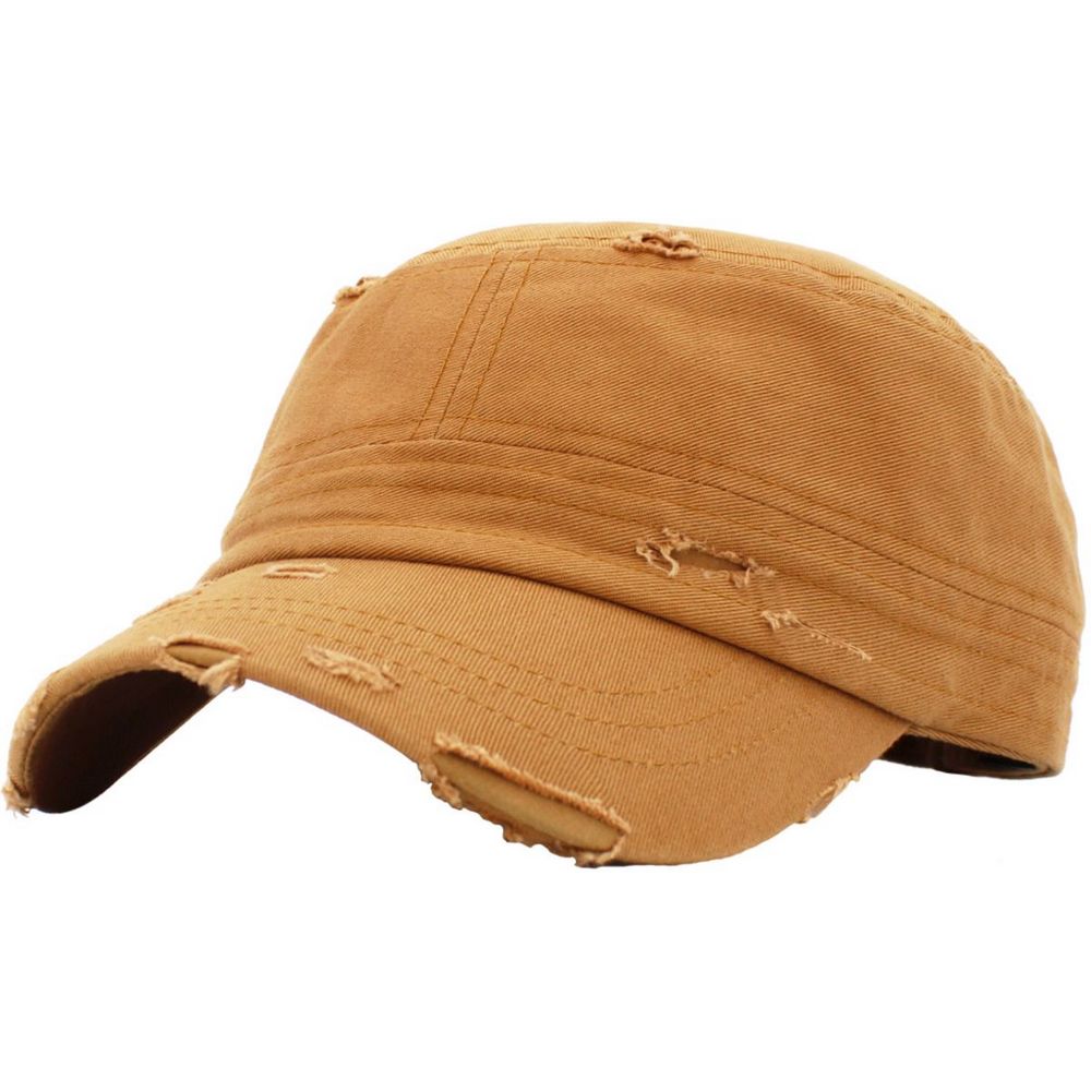 KBEthos Vintage Cadet Hat i 100% Bomuld - 9 Herre Farver - Army Cap fra Ethos hos The Prince Webshop