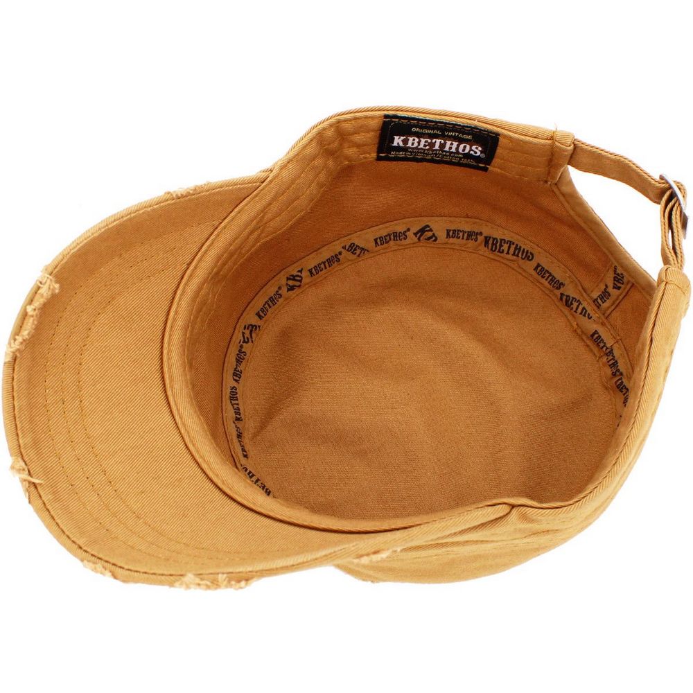 KBEthos Vintage Cadet Hat i 100% Bomuld - 9 Herre Farver - Army Cap fra Ethos hos The Prince Webshop