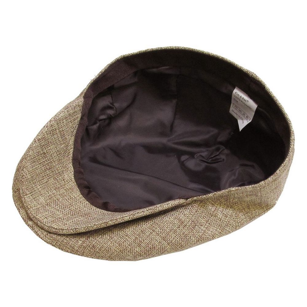 Lysebrun Sommer Flat Cap / Sixpence - Flat Cap fra Kim & Bae Classic Headwear hos The Prince Webshop