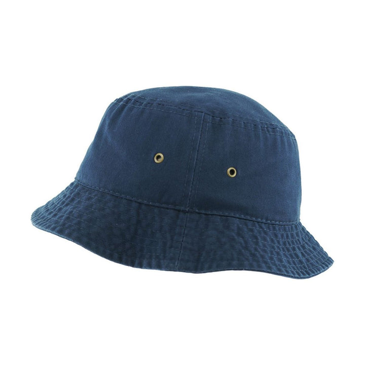 Ethos Cotton Bucket Hat - Navy Bomuld Bøllehat - Bucket Hat fra Kim & Bae Classic Headwear hos The Prince Webshop