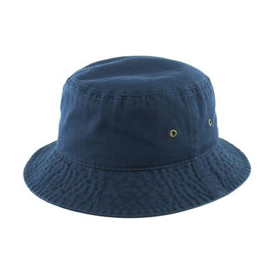 Ethos Cotton Bucket Hat - Navy Bomuld Bøllehat - Bucket Hat fra Kim & Bae Classic Headwear hos The Prince Webshop