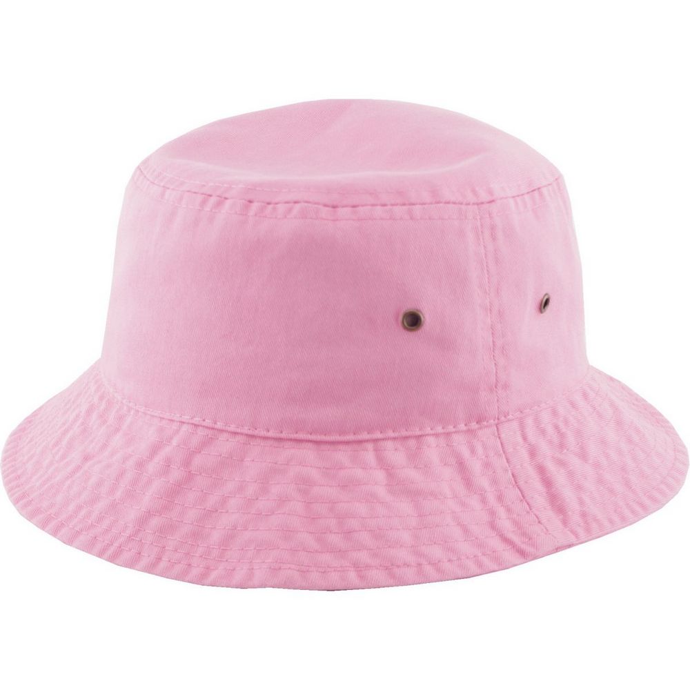 Ethos Cotton Bucket Hat - Pink Bomuld Bøllehat - Bucket Hat fra Kim & Bae Classic Headwear hos The Prince Webshop