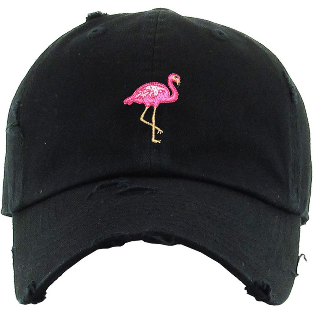 FLAMINGO Vintage DAD Hat - vælg mellem 3 Farver - Baseball Cap fra Ethos hos The Prince Webshop