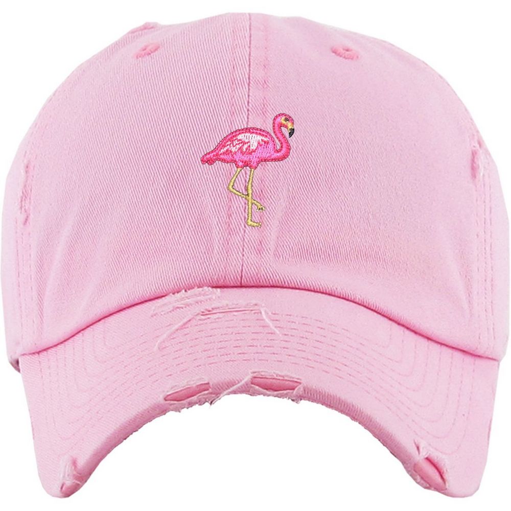 FLAMINGO Vintage DAD Hat - vælg mellem 3 Farver - Baseball Cap fra Ethos hos The Prince Webshop