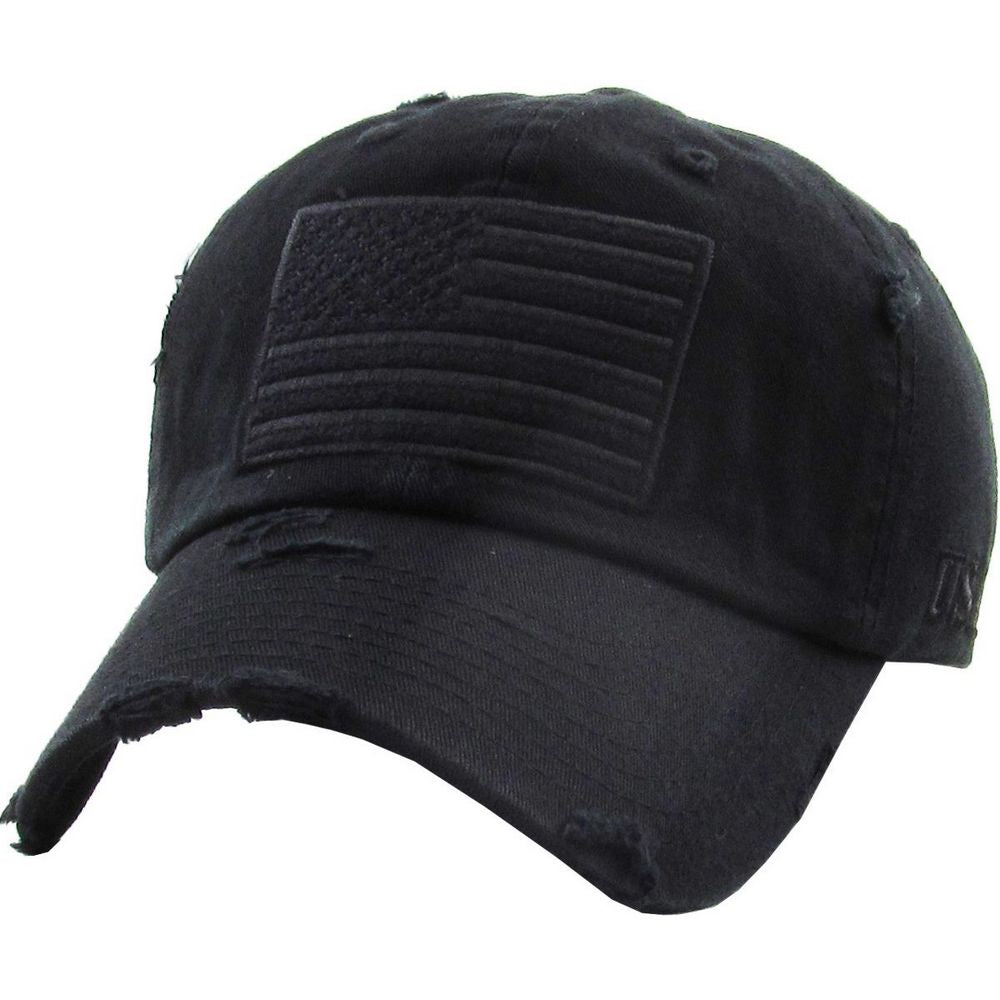 FLAG Tactical Operator Vintage Ballcap - BLACK - Baseball Cap fra Ethos hos The Prince Webshop