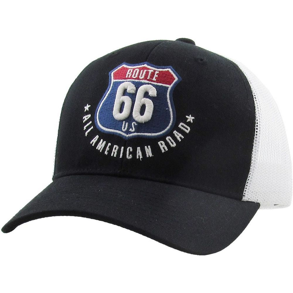 ROUTE 66 Meshback Ballcap - vælg mellem 4 Farver - Baseball Cap fra Ethos hos The Prince Webshop